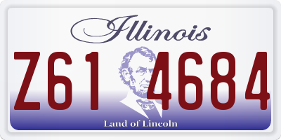 IL license plate Z614684