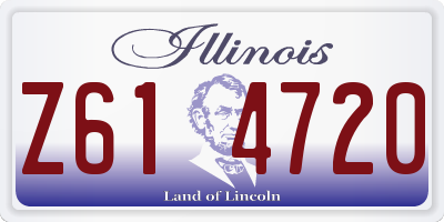 IL license plate Z614720