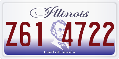 IL license plate Z614722
