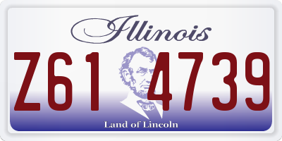 IL license plate Z614739