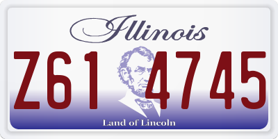 IL license plate Z614745