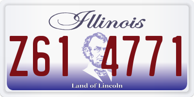 IL license plate Z614771