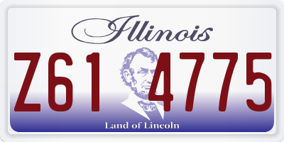 IL license plate Z614775