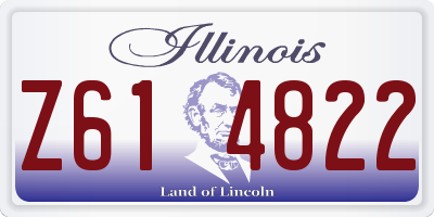 IL license plate Z614822