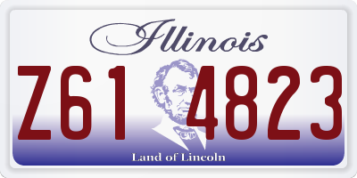 IL license plate Z614823