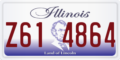 IL license plate Z614864