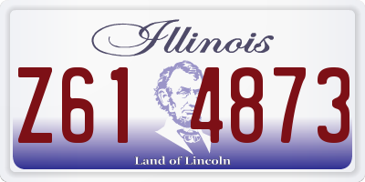 IL license plate Z614873