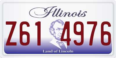 IL license plate Z614976