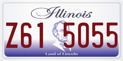 IL license plate Z615055