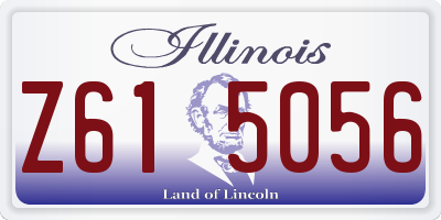 IL license plate Z615056