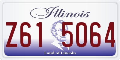 IL license plate Z615064