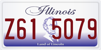 IL license plate Z615079