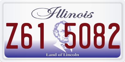 IL license plate Z615082