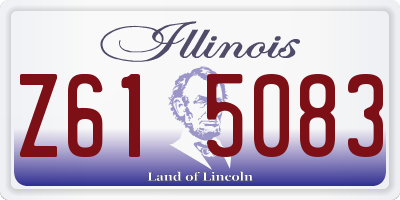 IL license plate Z615083
