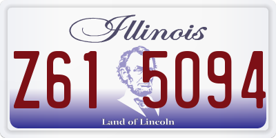 IL license plate Z615094