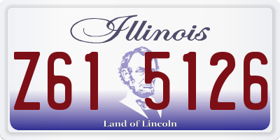 IL license plate Z615126