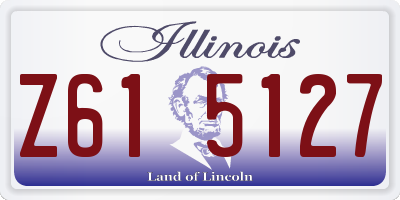 IL license plate Z615127