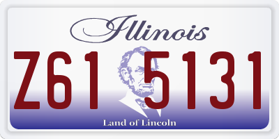 IL license plate Z615131