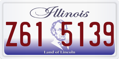 IL license plate Z615139