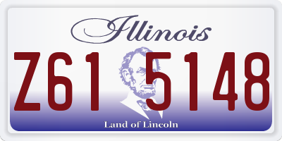 IL license plate Z615148