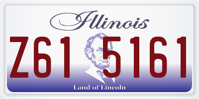 IL license plate Z615161