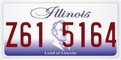 IL license plate Z615164