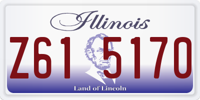 IL license plate Z615170