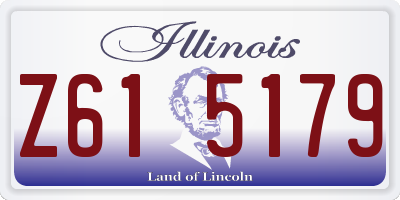 IL license plate Z615179