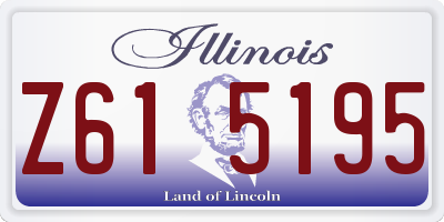 IL license plate Z615195