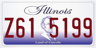 IL license plate Z615199