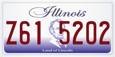 IL license plate Z615202