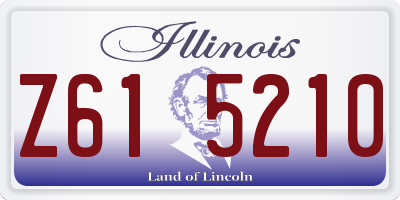IL license plate Z615210