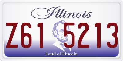 IL license plate Z615213