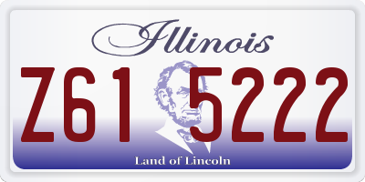 IL license plate Z615222
