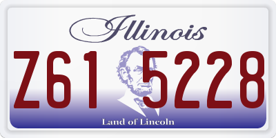 IL license plate Z615228