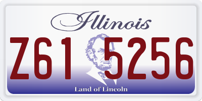 IL license plate Z615256