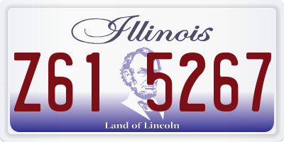 IL license plate Z615267