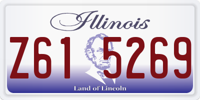IL license plate Z615269