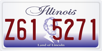 IL license plate Z615271