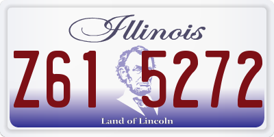 IL license plate Z615272