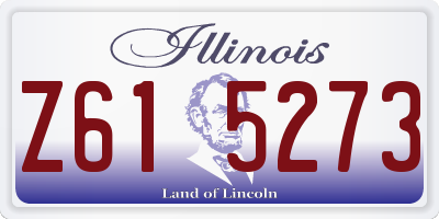 IL license plate Z615273