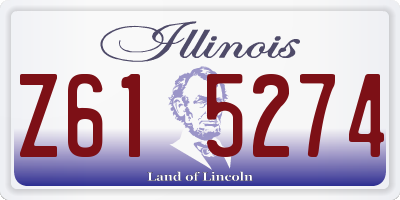 IL license plate Z615274