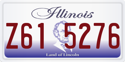 IL license plate Z615276
