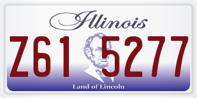 IL license plate Z615277