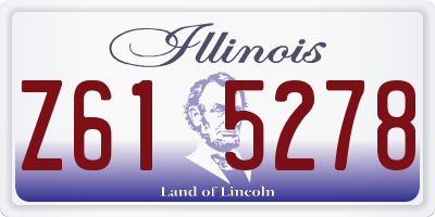 IL license plate Z615278