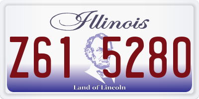 IL license plate Z615280