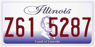 IL license plate Z615287