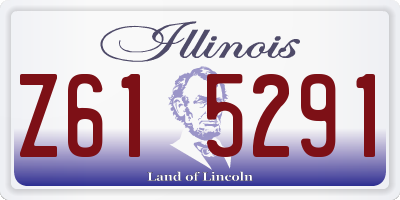 IL license plate Z615291