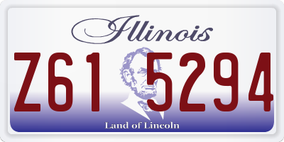 IL license plate Z615294