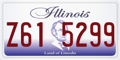 IL license plate Z615299